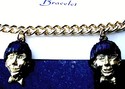 Beatles Charm Bracelet Mop Top 1960s Jewelry VTG M