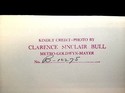 Clarence Sinclair Bull Photo Joyce Murray 1930s VT