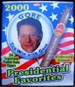 USA Vice President Al Gore Bubble Gum Cigars 2000 