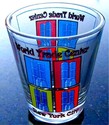 World Trade Center Shot Glass Jigger Pre 9/11 MT V