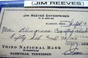 Autograph Jim Reeves PSA/DNA Check Signed Dated Se