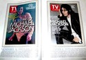 Michael Jackson Magazine TV Guide Set Lot of 2 200