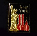 World Trade Center Cloisonné Lapel Pin Pre 9/11 V