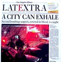 Boston Marathon Bombings Newspaper Los Angeles Tim