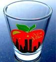 World Trade Center Shot Glass Jigger Pre 9/11 MT V