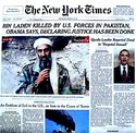 USA Kills Bin Laden Newspaper NY Times 5/2/11 WTC 