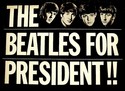 Beatles 1964 For President Pinup 13x9" Paul John G