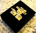 Marilyn Monroe Cuff Link Set Golden Dreams Enamele