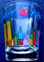 World Trade Center Shot Glass Jigger Pre 9/11 MT V