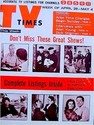TV Guide Times Regional 1962 Elizabeth Taylor Cleo