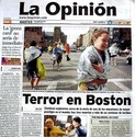 Boston Marathon Bombings Newspaper Los Angeles La 