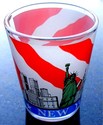 World Trade Center Shot Glass Jigger Pre 9/11 MT V