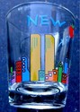 World Trade Center Shot Glass Jigger Pre 9/11 MT V