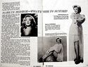 Marilyn Monroe 1st TV Guide Forecast Magazine 1952