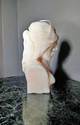 Lady Justice palm wax sculpture candle