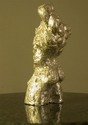 Kindling-Doll genuine Silver Leaf wax sculpture