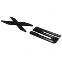 00-13 X5 Matte Black Letter Logo Emblem Badge Lift