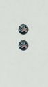(2) 14mm FR Dome Key Fob Emblem sticker logo for S