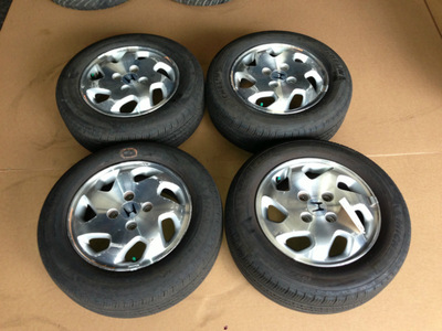 98-02 Honda Accord OEM alloy wheels rims with tires STOCK factory 4 lug ...