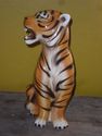 Rare Ceramic Tiger C.L.F Faiancas Alcobaca Portuga