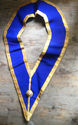 MASONIC APRON AND COLLAR LINCOLNSHIRE a551 WITH A 