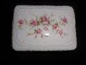 PARAGON POTTERY VICTORIANA ROSE TRINKET BOX AND TR