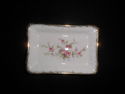 PARAGON POTTERY VICTORIANA ROSE TRINKET BOX AND TR