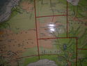 LARGE VINTAGE HANGING WALL MAP AUSTRALIA AND NEW Z