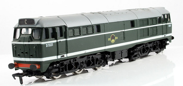 AIRFIX OO CLASS 31 - D5531 BR GREEN DIESEL LOCOMOTIVE | eBay