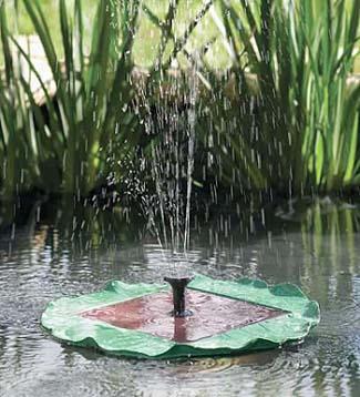 Floating Solar Lily Pad Pond Fountain | eBay