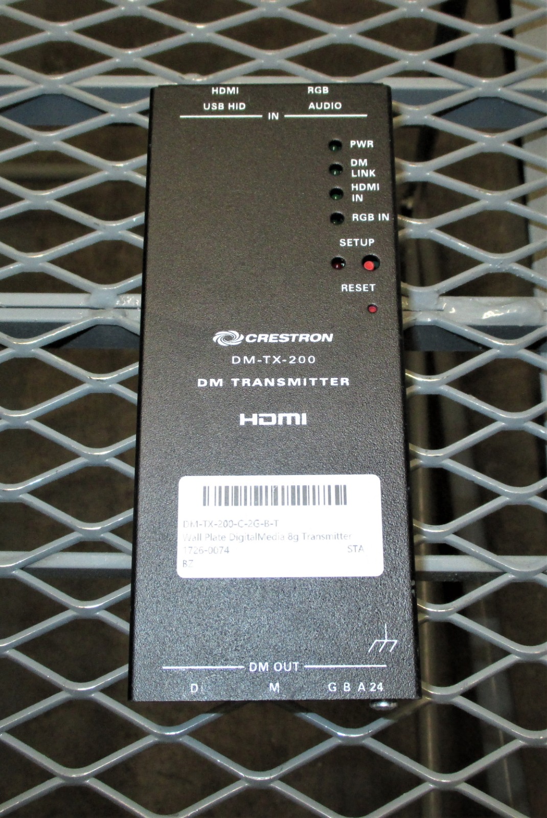 CRESTRON DMTX200C2GBT Wall Plate DigitalMedia 8g Transmitter eBay