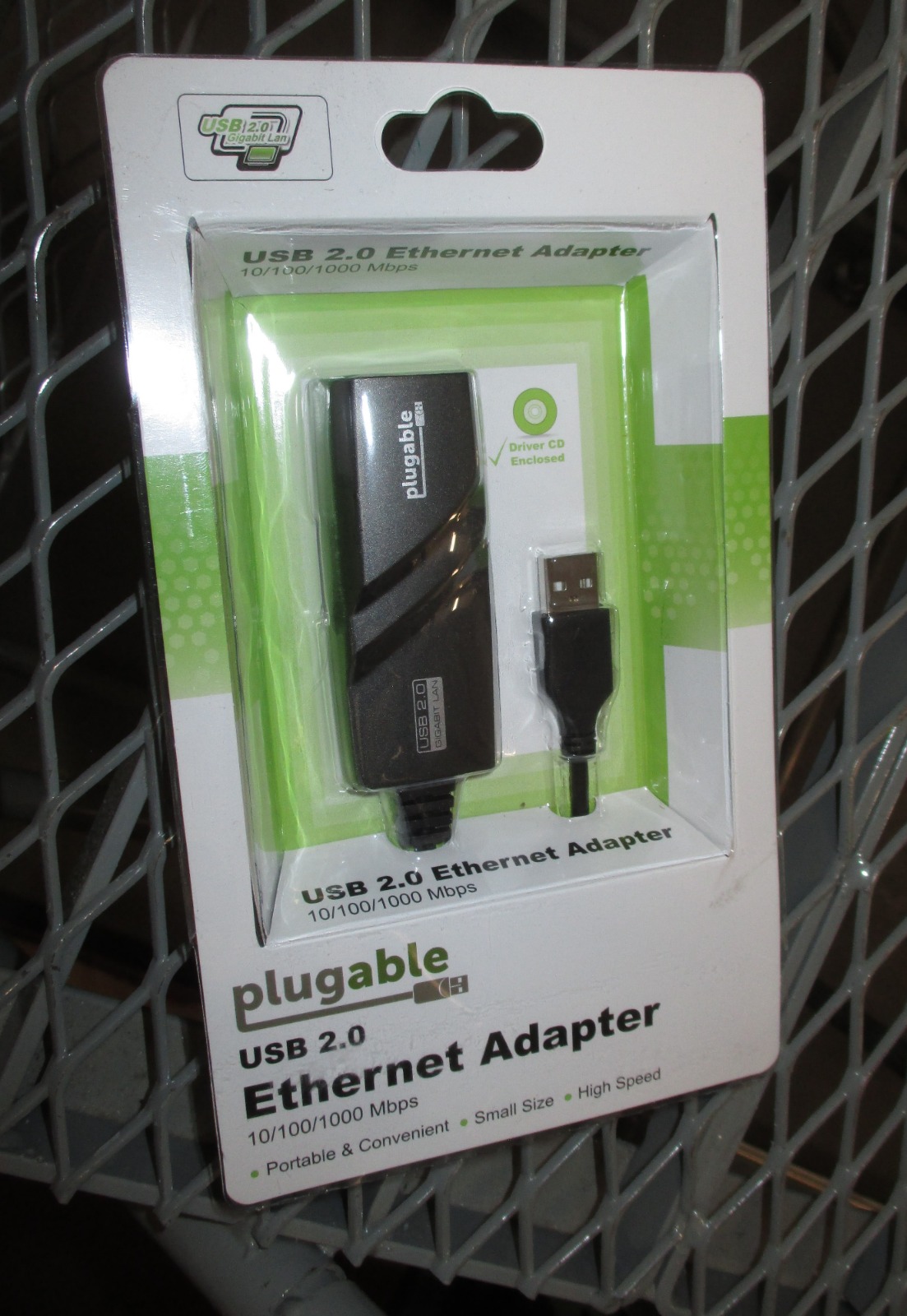 New PLUGABLE USB2E1000 2.0 to 10/100/1000 Gigabit LAN Network