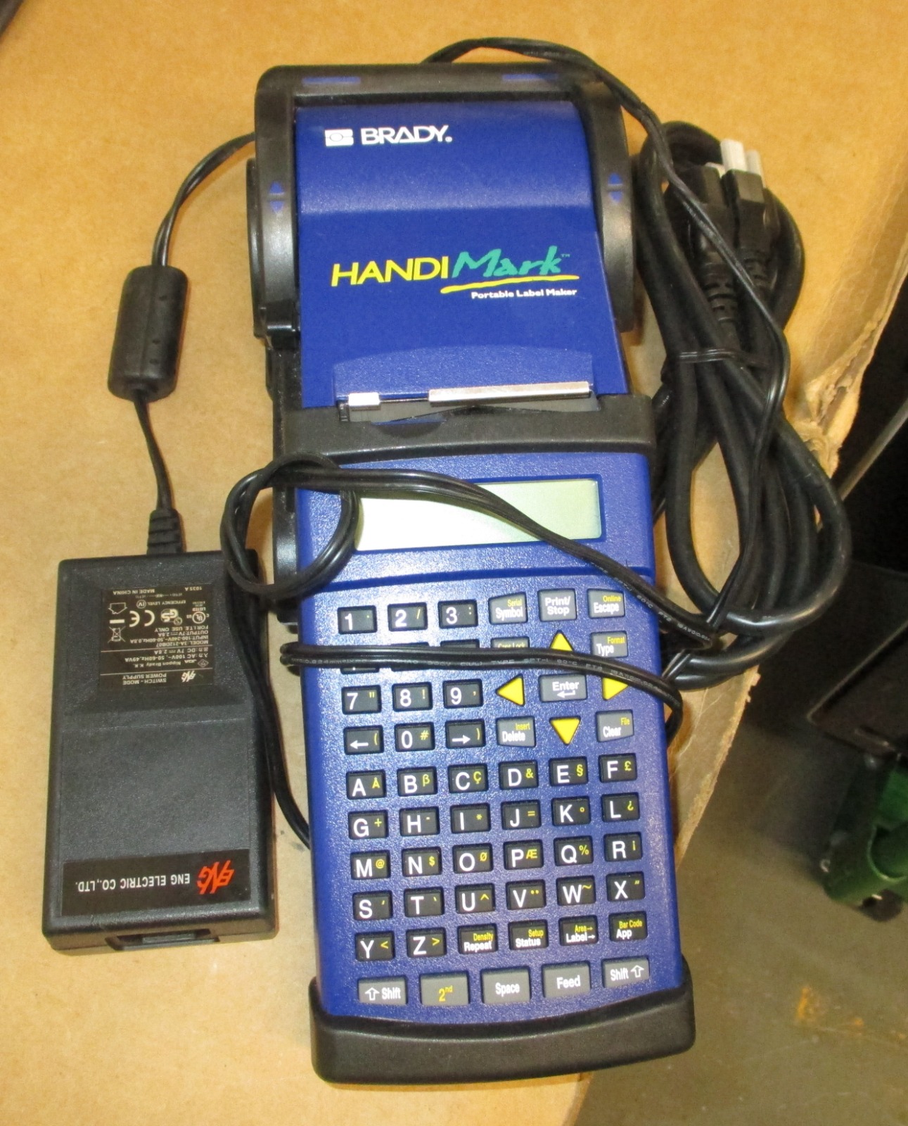 Brady Handimark Portable Label Maker W Ac Adapter Ebay