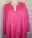 Plus Size 5XWP Pink Tunic Blouse MAGGIE BARNE Butt