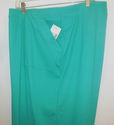 Plus Size 4X LIZ & ME Turquoise Cotton Knit Capris