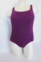 Plus Size 24W 2X Purple KRINKLE Chlorine Proof Cro