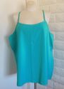 Plus Size 26W 28W 3X LANE BRYANT Turquoise Racer A