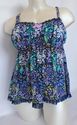 Plus Size 14W 16W Blue Floral CACIQUE Lane Bryant 