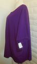 Plus Size 6X  LIZ & ME Purple Short-Sleeve Decorat