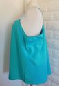 Plus Size 26W 28W 3X LANE BRYANT Turquoise Racer A