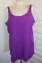 Plus Size 26W 28W 3X  LANE BRYANT Purple Ribbed Kn