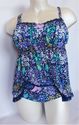 Plus Size 14W 16W Blue Floral CACIQUE Lane Bryant 