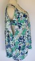 Plus Size 26W 28W 3X Blue Aqua Tunic LANE BRYANT W