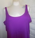 Plus Size 26W 28W 3X  LANE BRYANT Purple Ribbed Kn