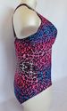 Plus Size 3X Pink Blue Leopard Print  XOXO Criss-C