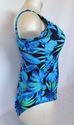 Plus Size 24W 2X Blue Tropical Floral Print YOUR B