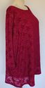 Plus Size 3X CATHERINES Wine Burgundy Lacey Occasi