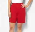 Plus Size 3X Red SUPREMA Catherines Elastic Waist 