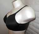 38DDD BRA - PLUS SIZE BLACK SERENADA BACK SMOOTHER