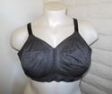 50D BRA - PLUS SIZE BLACK & WHITE SERENADA BACK SM